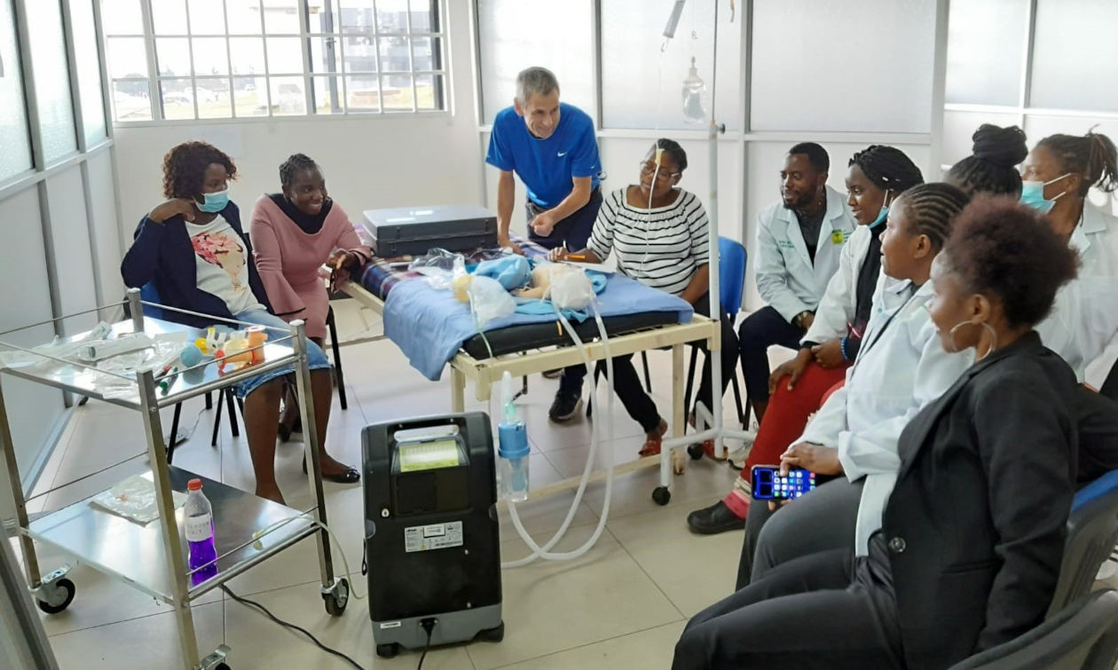 Medical Team Being Trained in Zambia