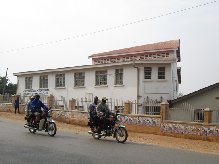 Men on motorcycles