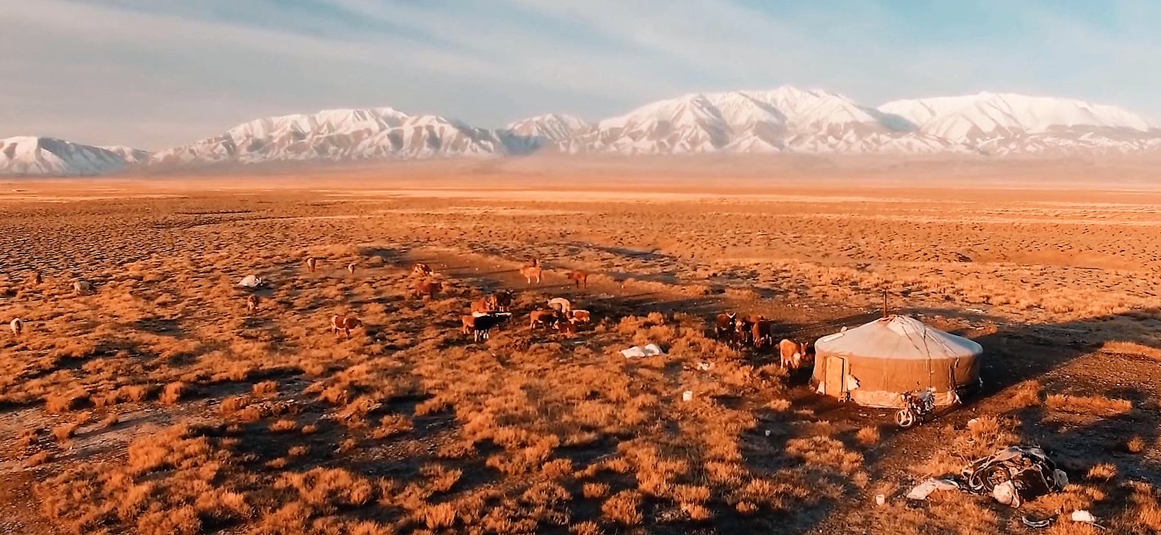 Rural with scene with mountains in the background